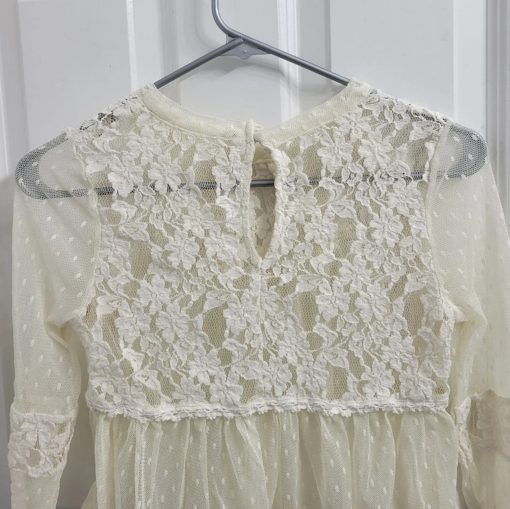Free People Lace Blouse